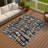 Machine Washable Indoor/Outdoor Karr ACN2377 Stripes Rug-1759208857