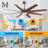 Ariella - Eight Blade Ceiling Fan - Integrated LED-2128242503-2128242493