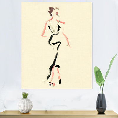 «Fashion Woman», art mural sur toile TG