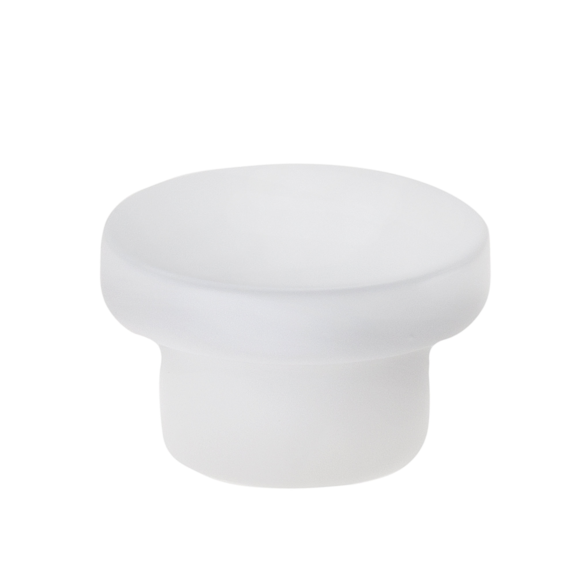 Ethan Round Knob, Matte White, 1 1/4"