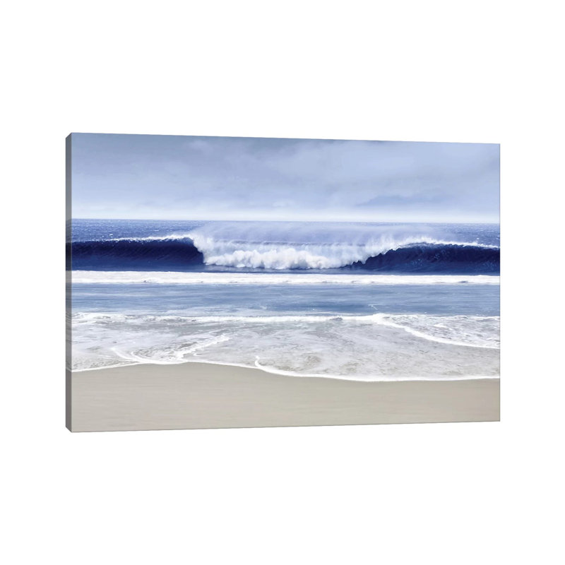 Blue Wave I by Devon Davis - Wrapped Canvas Photograph