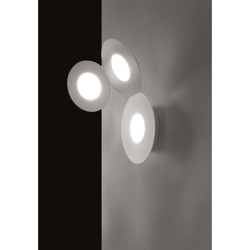 Mickey Flush Mounted Sconce, Grey