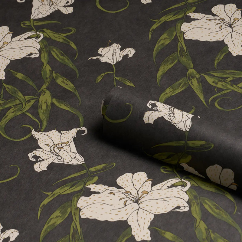 Papier peint Schumacher X Lady Lilith, Noir