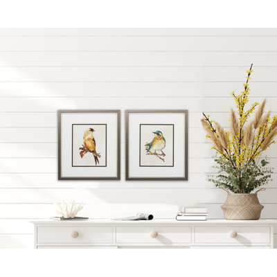 « eco oiseau »-2 pièces, ensemble d’impression sur papier