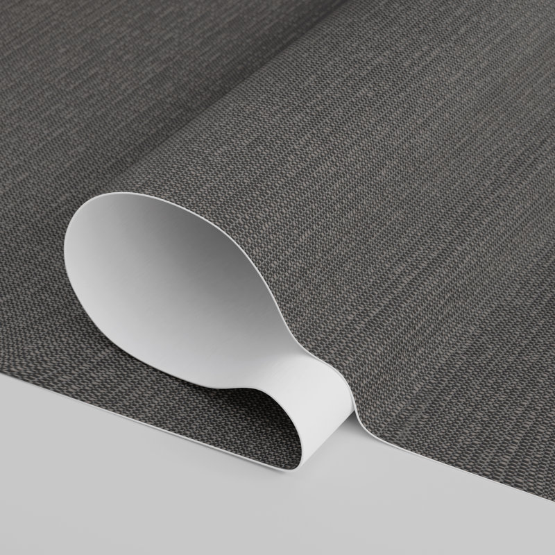 Rideaux occultant 100% sans cordon pour fenêtres d'intérieur, tailles personnalisées pour un ajustement parfait, Gris foncé