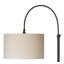 Lampe sur pied ajustable arquée 76,5 po Ariele