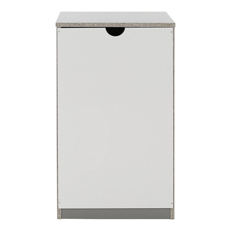 Marquitta 3 Drawer Bedside Table, Grey