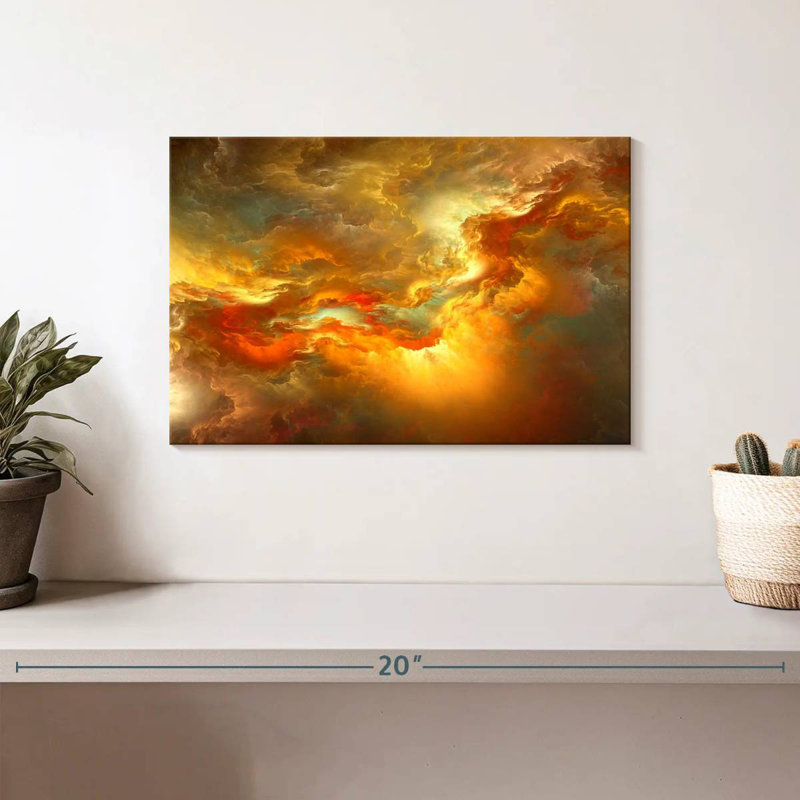 Avery Sunset Glow Abstract, H 8 po x l 12 po