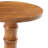 Farmhouse Pedestal Round End Table