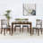 Mathena 4 - Person Four Leg Dining Set-609163382-609163371
