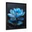 Bleu monochromes lotus rayonnants I - Lotus Wall Art Living Room