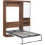 Lit simple avec armoire de rangement blanche - augmentez l'espace et profitez de l'armoire confortable, idéale pour les petits