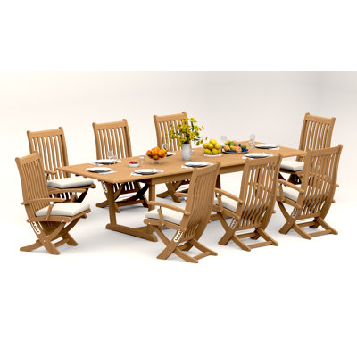Warwick Outdoor - Piece Teak Dining Set