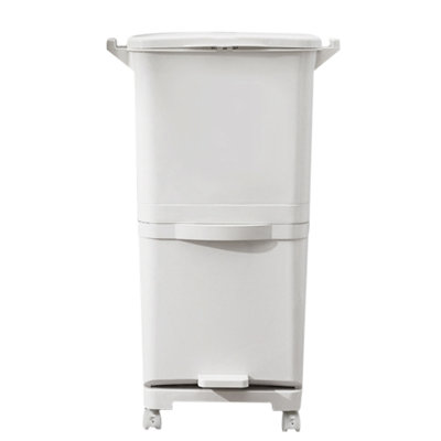 Rosemarie Plastic Manual Lift Kitchen Trash Can - 38L