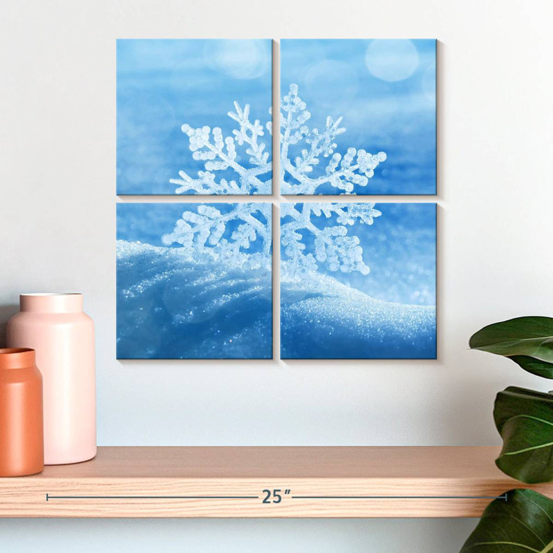 Winter Snowflake, 18" H x 18" W
