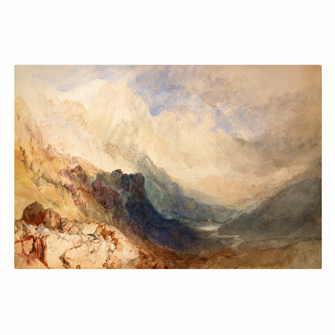 Leinwandbild Im Aosta-Tal von William Turner