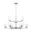 Fullton 9 Light Dining Room Chandelier With Clear Shade-1544746128