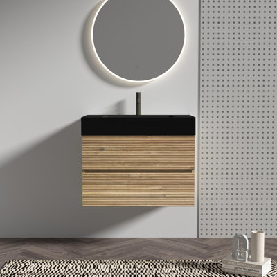 30" bathroom Vanity with Engineered Quartz Sink