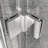 Bi - Fold Swing Pivot Shower Door With Finish Hardware, Heavy Duty Handle, Silent Switching And Easy Installation 30" W X 72" H 1/4"  6Mm  Tempered Glass, Corrosion Zinc Alloy Parts, Reversible-124249947