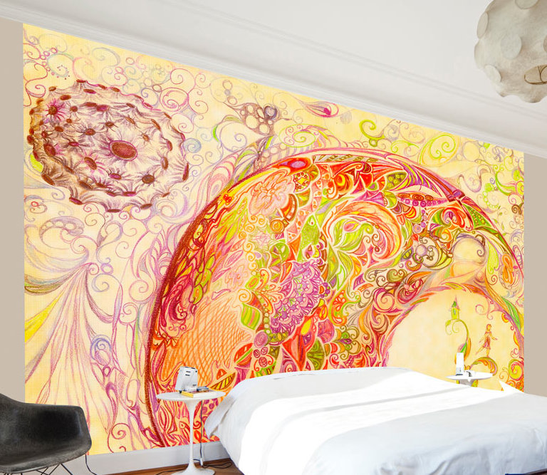 Oriental Theme 193cm x 250cm Wallpaper, 400 cm x 309 cm
