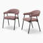 Belmira Luxury Dining Chairs - Curved Backrest Design-1472987938