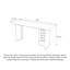 Bureau haut de gamme en pierre frittée blanche de luxe clair-402127313