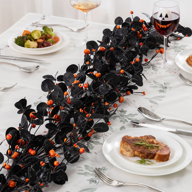 Guirlande de citrouille d'Halloween 72 po