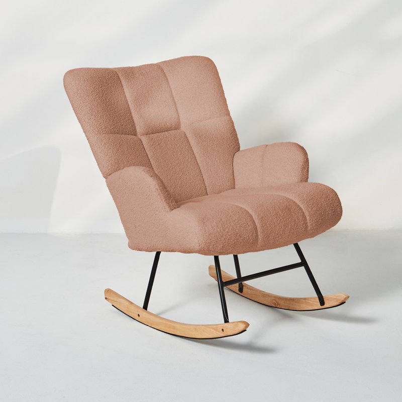 Chaise berçante Shuff, Brun