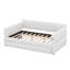 Grand lit plateforme tapissier avec lit gigogne-1216556211