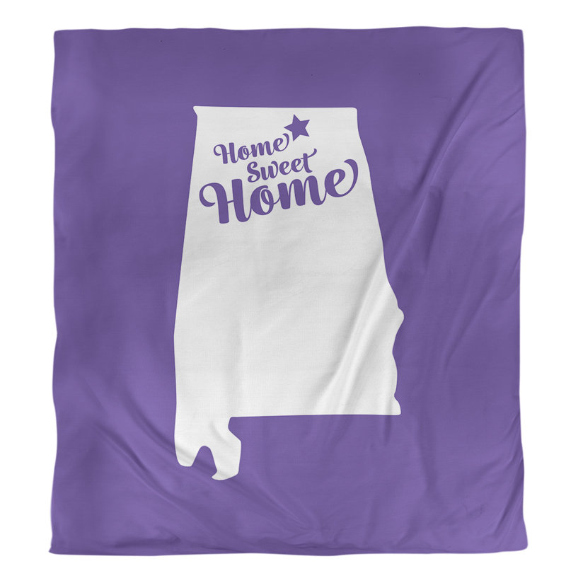 Housse de couette à la maison Huntsville, Housse de couette simple TG, Mauve