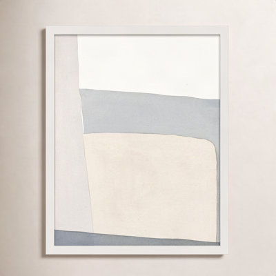 Simple Grey Painting by Julia Balfour
