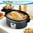 7 Qt. Slow Cooker Electric Programmable Cooker with 20 Count Cooking Liners