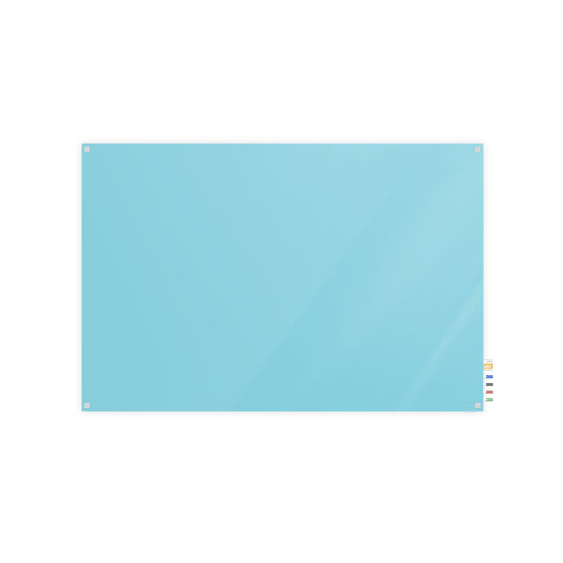 Panneau de verre mural Harmony, 24 po x 36 po, Bleu