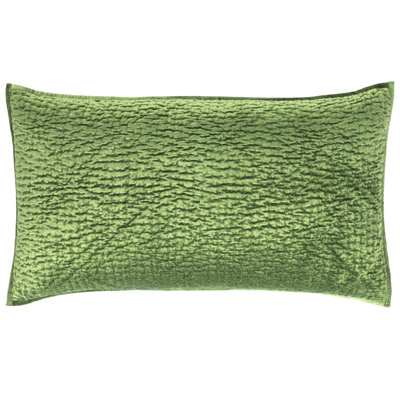 Parisienne Velvet Evergreen Quilted Sham