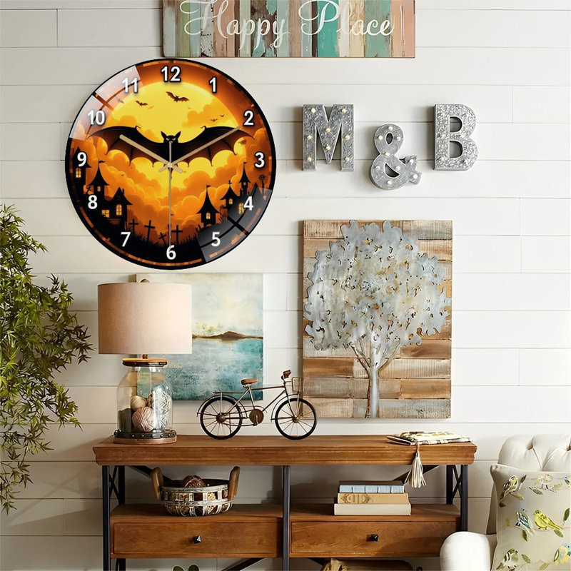 Horloge murale d'Halloween Halloween