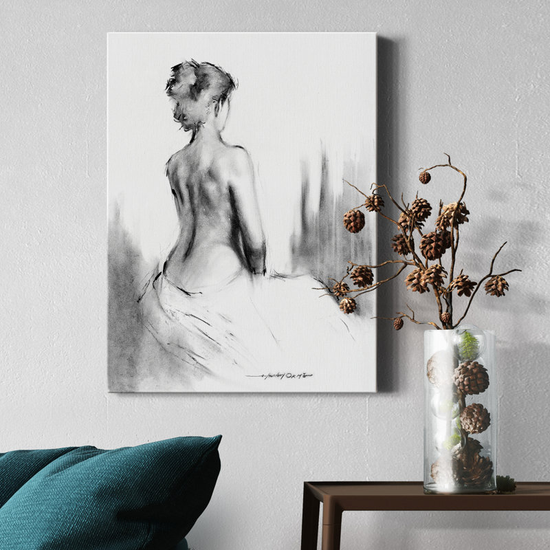 Soft Silhouette I - Impression sur toile tendue, H 36 po x l 24 po x P 1 po