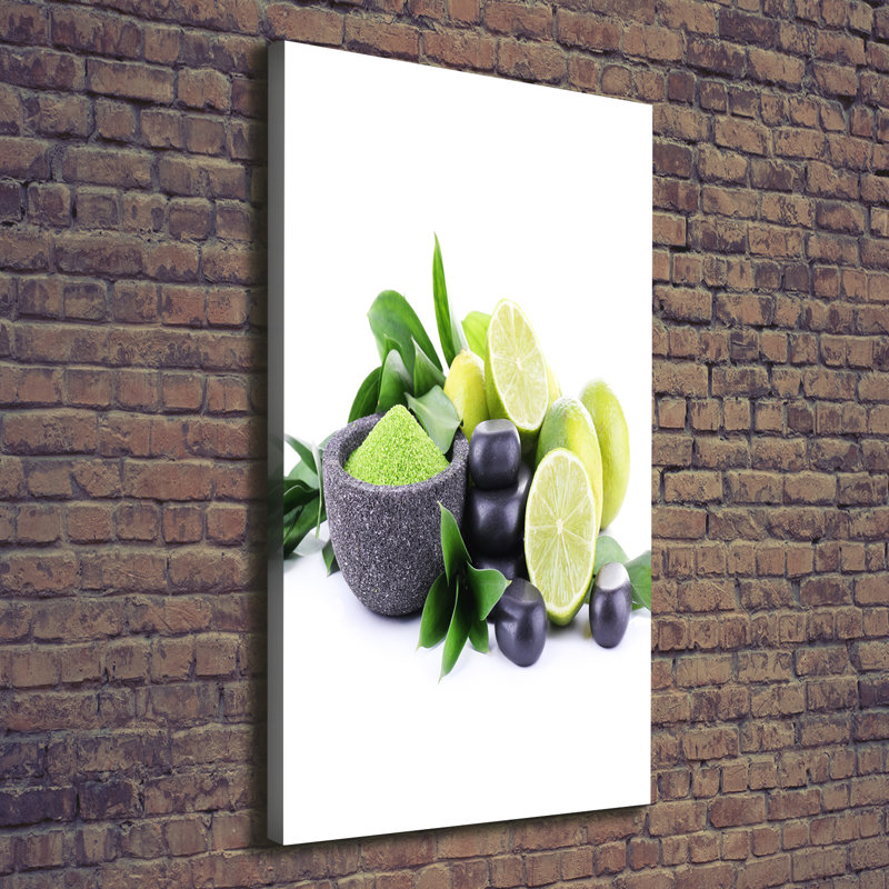 Citruses And Stones - Wrapped Canvas Print