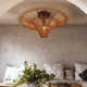 Single Light Rattan Dimmable Pendant