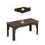 Bureau de direction 69 po avec 6 tiroirs, finition grain de bois noyer