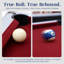 Table de billard 7,5 pi pour salle de jeux Hathaway Mirage