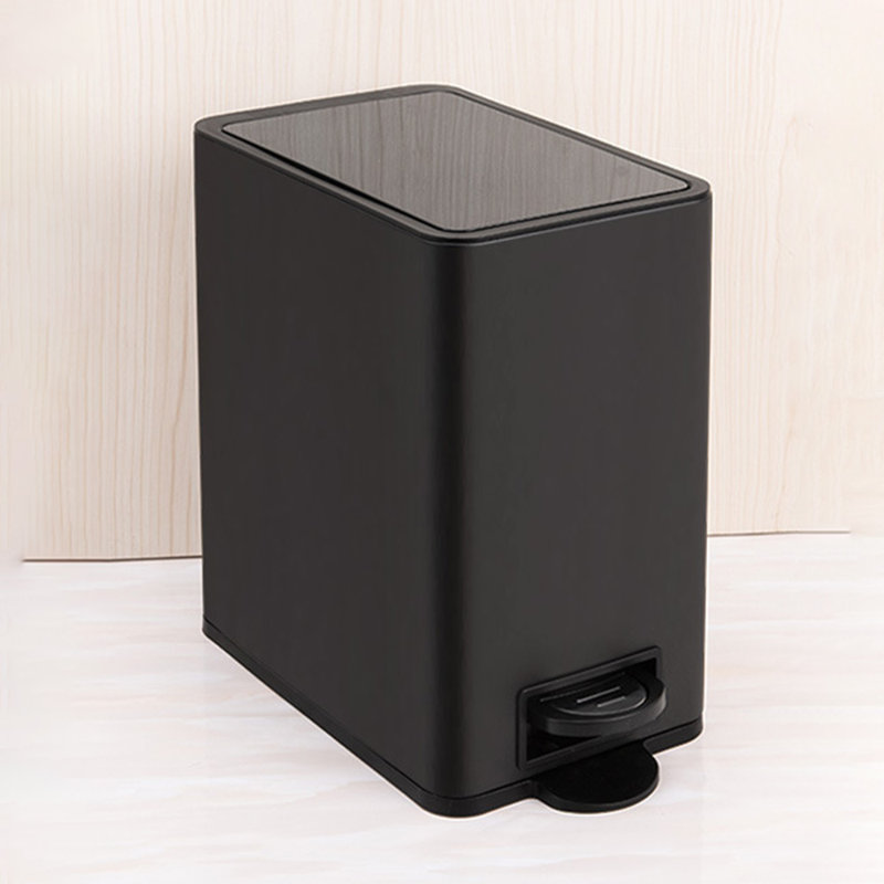 Step On Waste Baskets - 2.6 Gallons, Black