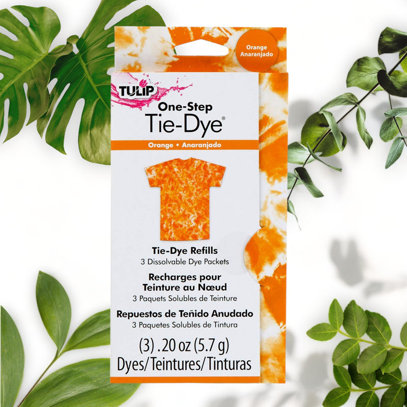 Blue Tie-Dye Fabric Dye Kit, Orange