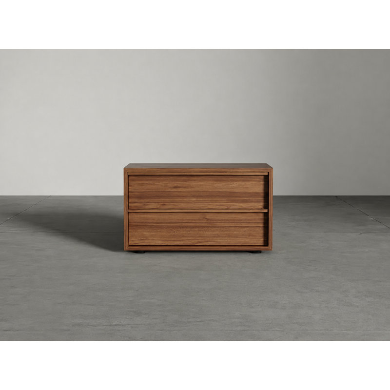 Jane 2 - Drawer Nightstand, Walnut, Left
