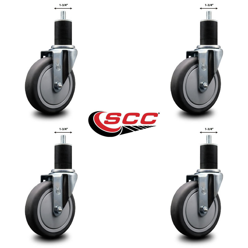 Ensemble de roulettes extensibles en caoutchouc Thermoplastic