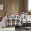 Housse de couette Cozy King / King Herringbone avec bordure brodée et coussins assortis 6 pièces-125962682-125962685