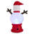8FT Lighted Inflatable Snowman Globe Scene Decor