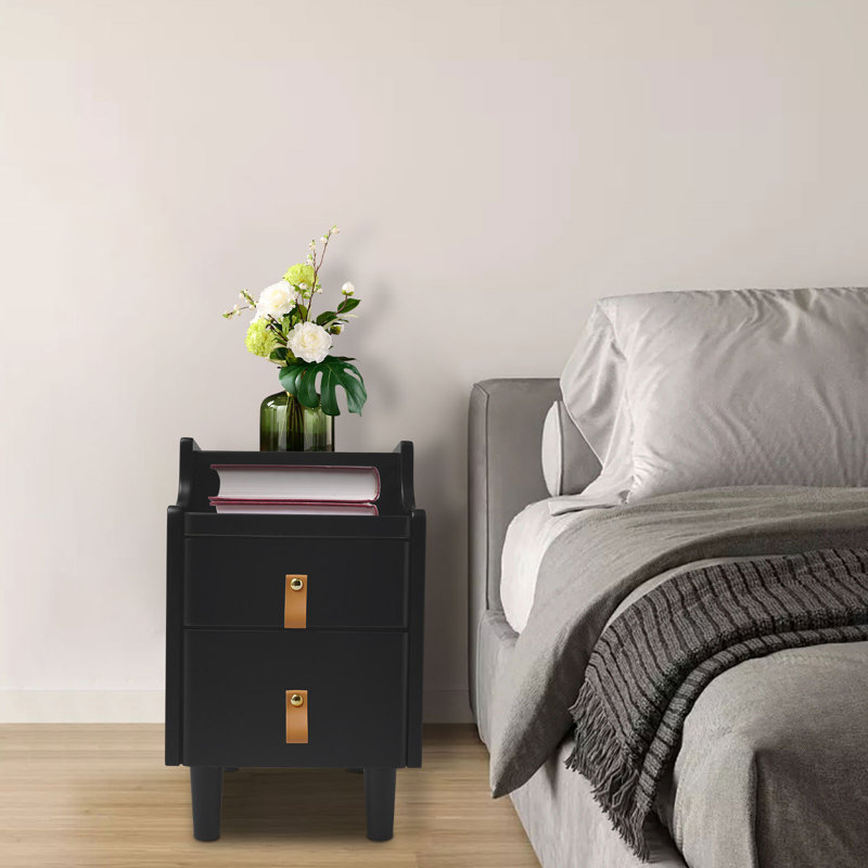 Unathi Nightstand with Drawers