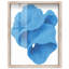 «Azure Loop III Shadowbox Print Modern Blue Decor» par Art Remedy, cadre blond, 30 x 36-1110330875-1110330876
