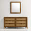 Miroir en bois Roundhill Furniture