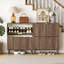 Armoire de rangement pour chaussures 16 paires